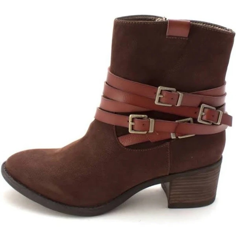 Bullboxer Womens Triumph Mid-Calf Cowboy Boots